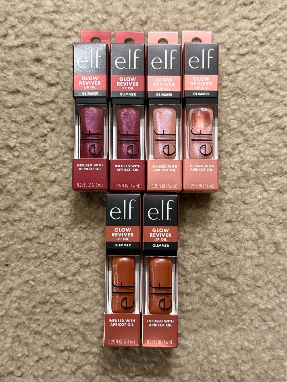 Elf Glow Reviver Lip Oil (Bundle of 6)